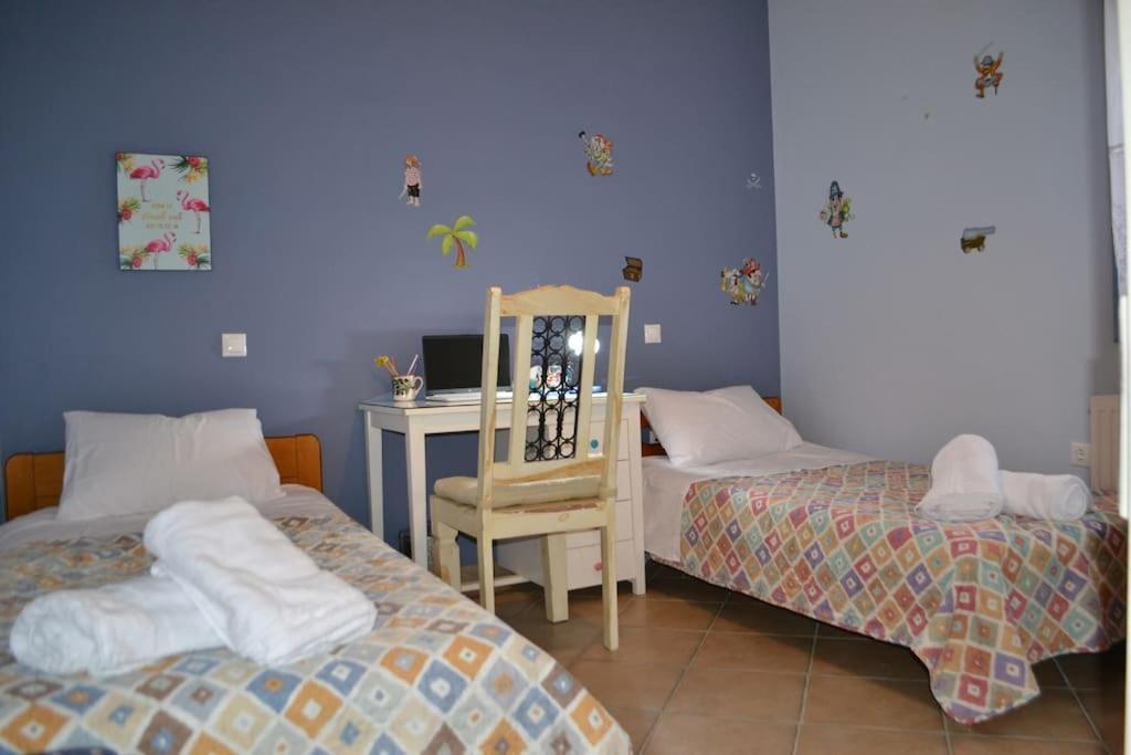 Villa Blue House Koronos Esterno foto